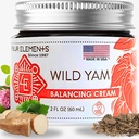 Four Elements 4E Wild Yam Balancing Cream, 2 OZ - 1st Place Winner a 2023 International Herb Symposium for Creams and Salves! Proudly Farmed, Crafted and Package in WI, USA.