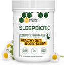 SleepBiotic Prepiotic Fiber Blend - Prebiotic Fiber Powder w / German Chamomile & Green Banana Flour - Prebiotic Powder Fiber Supplement for Healthly Gut 292g [20 Servings]