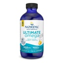 Nordic Naturals Ultimate Omega Xtra Liquid, Lemon Flavor - 8 oz - 3400 mg Omega3 + 1000 NE D3-vitamin - EPA & DHA - Brain, Heart, Joint, & Immune Health - Non-GMO - 48 Servings