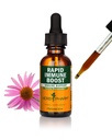 Herb Pharm Organic Rapid Immune Boost: Fast-Absorbing Tincture für Erwachsene, Echinacea Tincture mit Goldenseal, Ginger Extract & Elderberry, Immun Support Supplement & Wellness Aid, 1 Oz