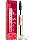 Gya Labs Lash and Brow Oil - 100% -os tisztaságú természetes szerves Castor Oil Eyelash & Eyebrow Serum Fuller- looking Lashs & Brows (0,34 Fl Oz)