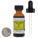 Lugol jód / 2% oldat / 1 Oz borostyán üveg / szabad cseppentő