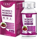 GDME női probiotikumok, 90 tabletta 90 billió CFU 18 Strains, Tartalmazza Organic Prebiotic Cranberry, probiotic Supplement for Digestion, Immunity, Women 's Health, Soy Gluten Dairy Free
