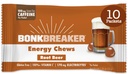 Bonk Breaker Energy Chews, Dairy- Free, glutén- Free Összetevők, hogy gyors energia és fókusz, 1 doboz 10 csomag, Root Beer