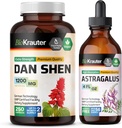 BIO KRAUTER Dan Shen 250 kapszula & Astragalus tinktúra 4 Fl. Oz.