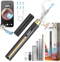 Kekoy Ear Cleaner kamerával karácsonyra, 1296P HD Ear Wax Removal Tool Camera, WiFi Otoscope Fény a fül tisztítás, Fül Endoscope iOS & Android, 8 db Fülkészlet (arany)