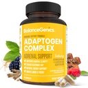 Adrenal Support Support with Ashwagandha, Holy Basil, Rhodiola Rosea 124; Supports Healthy Cortisol Levels and Stress Relief, Reduce Fregatie 124; 60 Capsules