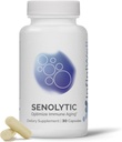 InfiniWell Senolitic Longevity kiegészítők - Optimalizálja a celluláris öregedés, Súgó támogatás kognitív funkció és neurológiai feldolgozás - Resveratrol, Pterostilbene & Quercetin (30 kapszula)