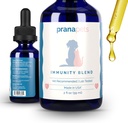 PranaPets Immunität Blend Supplement für Hunde & Katzen | Natürlich hilft, Fett und Schwäche in Haustieren zu verringern | Förderung erhöhter Energie, normale Appetit & Immununterstützung