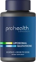 ProHealth Liposomal Glutathione, 500 mg per Serving Aviation 124; Master Antioxidant Therapy 124; Supports Health Aging, Cellular Health & Detoxicification