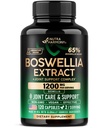 Boswellia 1200mg - Boswellia Extract | Turmeric | Hyaluronsäure | MSM | Gleich - Joint Health & Comfort - Boswellia Serrata | 65% Boswellic Acid - für Herren & Frauen - Made in USA - 120 Kapseln