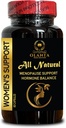 Menopause Ergänzungen für Frauen - Organic Black Cohosh Ergänzungen Frauen, Menopause Relief Hormon Balance für Nacht Sweats Mood und mehr mit Dong Quai - 1 Flasche 60 Kapseln