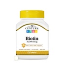 21. századi Biotin tabletta, 10 000 µg, íztelen 120
