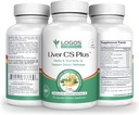 Logók Nutritionals- Máj CS Plus- 60 Erőteljes Máj Detox Formula Veggie Caps- Növelő Glutatione és Lowering Oxidative Stress.