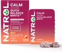 Natrol Quick Balance nyugodt menta, Diétás kiegészítés, Málna Lemonade Művészeti ízesítésű, 30 gróf, 15 napos ellátás