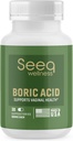 Boric Acid Supposiars for Women - Támogatja az Odor Control és egyensúly Vaginal PH, Készült az Egyesült Államokban - 30 gróf