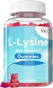 VAITE L- Lysine 800mg Gummees with Vitamin C - Skin, Lip & Cold Sore * Support for Women - Lysine for Women, Supports Tissue Health & Immune System, Amino Acid & Complex Supplements, 60 Vegan Chewable