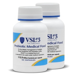 VSL # 3 ® Probiotics for Digestive Health, IBS & UC Symps - 112.5B CFU, High- Potency, Multi- Strain, Live, Friduated Probiotic, Medical Food for Gut Health Support in Women, 120 kapszula