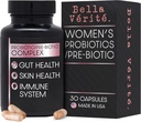 Bella Vérité. Probiotikus és prebiotikus komplexum - Support Women 's Digestive & Gut Health - 3.45 Million CFU Lactobacillus Probiotics for Cleerer Skin - Daily Probiotic Supplement (30 vegetáriánus kapszula)