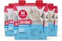 SlimFast Snack Shake, 90 kalória fiber shake, kész inni, fehérje ital, krémes vanília, 12 gróf