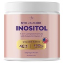 QSTA Myo-Inositol & D-Chiro Inositol Supplement for Women 4100mg (40:1 Ratio) – 9-in-1 Hormonal & Metabolic Support with myoinositol. Inositol Powder Supplement for Hormone Balance and Female Support