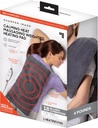 Calming Heat Masszázs Weating Weating Pad by Sharper Image - Weighted Electric Heating Pad with Masszázs Vibrations, 9 Settings- 3 Heat, 6 Massage- 18 Relaxing Kombinations, 12 "x 24", 4 £