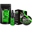 Beard Growth Kit w / GROW XXL Beard Oil / Serum for Facial Hair Growth for Men + 2X Thickening Biotin Mustache Wax & Balm for Men - Condithier & Softener - Formulált Amerikában