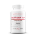 Biotics ResveraSirt HP Formulated by Dr. Mark Houston, Trans Resveratrol, Quercetin, Increase Sirtuin Activity, Cardiovascularis támogatás, Heart Power, Érrendszeri támogatás, 120 kapszula