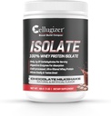Cellugizer 100% Whey Isolate 1lb, Chocolate I 25g Protein, Fast Digeting I 0g Sugar, Low Carb
