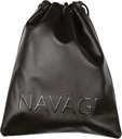 Navage Travel Bag (Black) - Vegan Leather Travel Pouches for Women and Men - Custom- Fit Small Pouch for the Navage Nasal Spruction System - Sokoldalú Drawstring Pouch and Smink Bag (8.25 "x10.25")