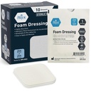 MED PRIDE Sterile Foam Dressings for Weunds, Soft Absorbent Non-Adhesive Waterable Medical Foam Pavel for Ulceries, Sérülések (2x2 Inch (10-es csomag))