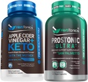 Herbtonics Apple Cider Vintage Capsules Plus Keto BHb124; Fat Burner & Weight Loss Supplement for Women & Men - Prosztata Supplement for Men 's Health