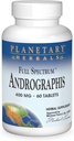 Planetary Herbals Full Spectrum Andrographis 400 mg - Ayurvedic Herb - 60 tabletta