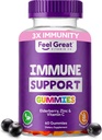 Tapintsuk meg a nagy immunitást támogató gumikat Elderberry, Cink és C-vitamin keverékkel.