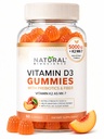 Cukor mentes D3 K2 gumi - D3 gumi vitamin 5000 NE + K2 MK7 80 µg, K2 D3 vitaminpótló felnőttek, D-vitamin K2 csontokra, Immun, szív, hangulat, gluténmentes, nem-GMO, természetes barackflavor