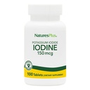 NaturesPlus Kálium Iodide - 150 µg, 100 tabletta - Vegan, Gluten Free - 100 adag