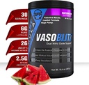 VASOBLIZ-díj Nyerés Dual Nitric Oxide Pre Workout NO3T arginin nitrát, L- citrullin, Betain Vízmentes, Kalcium laktát, koffein mentes izommerevség (30 szerving) (görögdinnye)