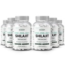 Organics Ocean One- Per- Day Shilajit férfiaknak és nőknek - Természetes és erős shilajit kiegészítés az öregedés, csonterő, hormontámogatás és több - 6 üveg Shilajit kapszula