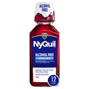 Vicks NyQuil, Alkoholmentes, Köhögés, Hideg és Influenza Relief, Torokfájás, Láz és Congestion Relief, Berry, 12 Fl Oz