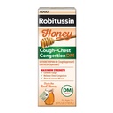 Robitussin Honey DM Max Cough Plus Mellkasi Congestion, Felnőtt Forma - 8 Fl Oz.