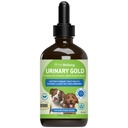 Kisállat Wellbeing Medical Gold for Dogs - Vet- Formulált Multi- Herb Trakt Support - Húgyhólyag Egészségügyi és Vizeleti Rendszer Wellness - Holisztikus kutya kiegészítés - Liquid Formula 4 oz (118 ml)