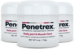 Penetrex Joint & Muscle Therapy - Soothing Comfort for Back, Neck, Hands, Feet - Premium egész test rub Arnica, B6 MSM-vitamin & Boswellia - 4oz Cream (3 csomag)