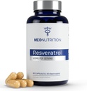 Resveratrol 600mg - 60 Capsicum 124; Antioxidáns kiegészítés 124; Non-GMO, Gluten- Free, Vegan