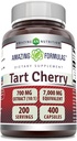 Bámulatos Formulas Tart Cherry kivonat 700 Mg kivonat (10: 1) Per Serving Capsulement Supplementary 124; egyenértékű 7000 Mg VAV 124; Non-GMO VAV 124; Gluten Free VAV 124; Made in USA (400 gróf, 1 csomag)