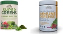 COUNTRY FARMS Super Greens Pulver 50 Bio-Superfoods Getränk Mischung mit Immunabwehr Superfoods Getränk Mischung Vitamin C Elderberry