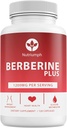 Berberine Plus 1200mg Royal Jelly - Supports Weight Management, Heart Health & Glucose Metabolizmus - 120 Vegán kapszula - Non-GMO, Készült az USA-ban