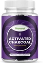 Pure Actived Charcoin Pills Detox & Cleanse - Kókusz kapszulák tisztítása 1200 mg per per adag a puffadás enyhítésére - Aktív méregtelenítés Kiegészítés test & Gut Health - 90 Count