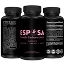 Esposa weiblich Libido Booster für Frauen – Reignite Passion, Erhöhen Sie Energie & Empfindlichkeit, Boost Mood & Desire – Made in USA Natürliche weibliche Enhancement Pillen mit Horny Goat Weed – 60 Kapseln