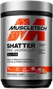Pre Workout Powder MuscleTech Shatter Pre- Workout Powder for Men & Women PreWorkout Energy Powder Drink Mix Sports Pre- Edzés Termékek Szivárvány Gyümölcs Candy (20 szervizek)