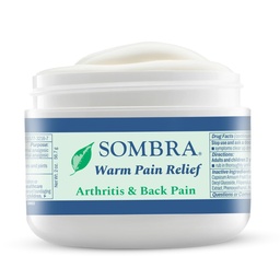 Sombra Warm Pain Relief Gel, Meleg Relief Arthritis és krónikus fájdalom pre- Workout Muscle Rub Vegan Formula mentes mesterséges fragrances, festékek, NSAID-ok, Wax, petroleum, alkohol - 2oz Jar